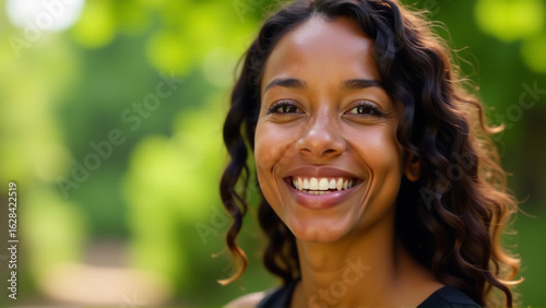 A portrait of a person with a peaceful and compassionate expression, embodying the spirit of nonviolence.