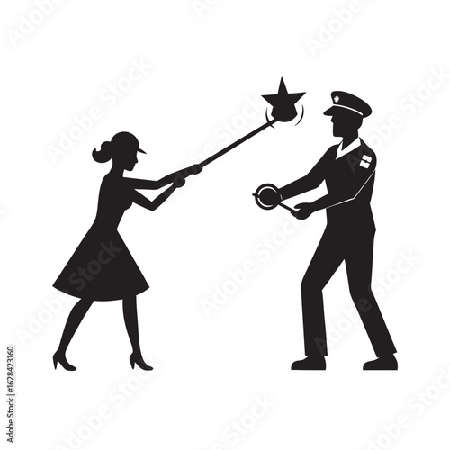 Siren Deepfake Deactivation Ethics Silhouette