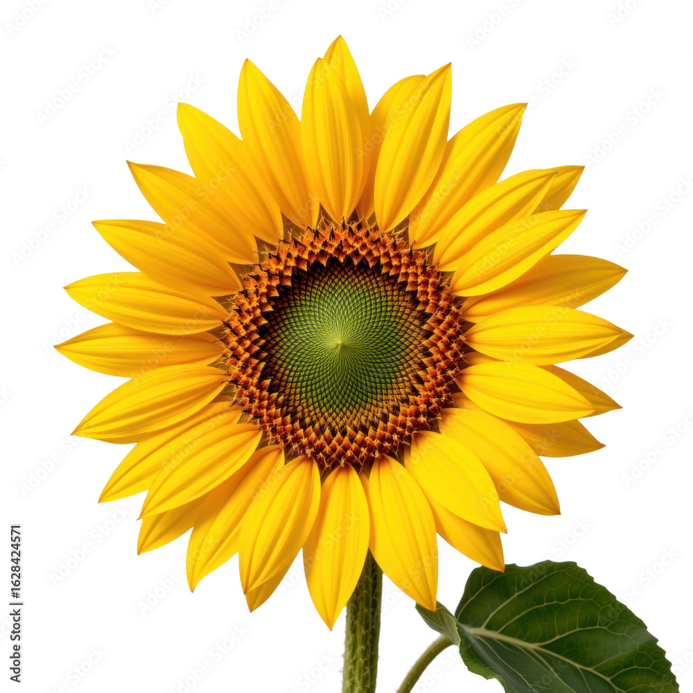Fototapeta premium Vibrant Sunflower Blooming in Nature's Garden Close-Up Photography Bright Yellow Petals Outdoor Setting