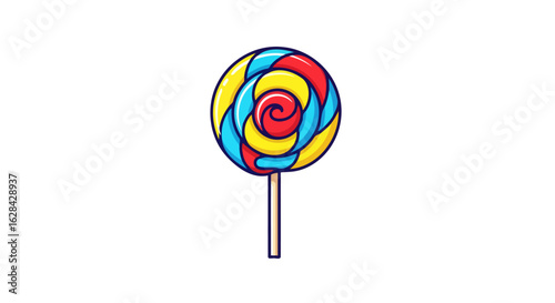 delicious swirl lollipop sweet treat for festive designs