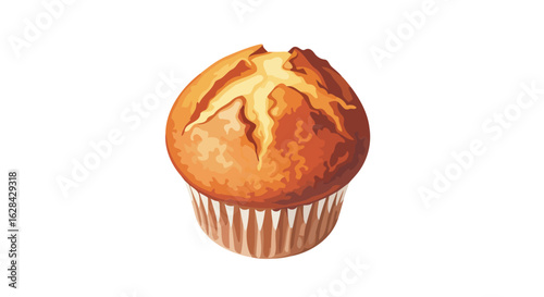 goldenbrown muffin perfect for bakery menus websites