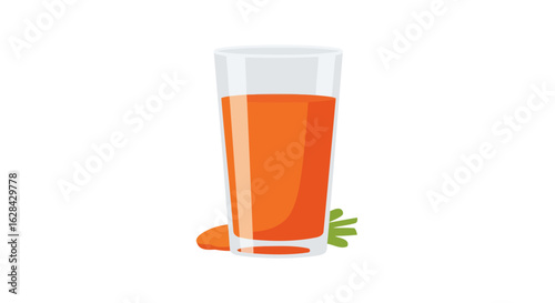 refreshing carrot juice healthy drink for vitality and energy