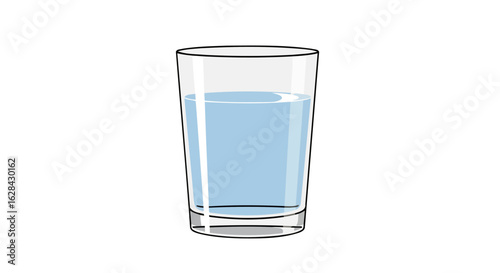 refreshing glass of water hydration purity and cleanliness