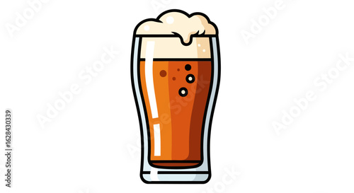 refreshing pint of beer perfect for brewery menus drink ads