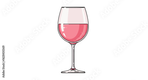refreshing ros wine glass perfect for summer menus and websites