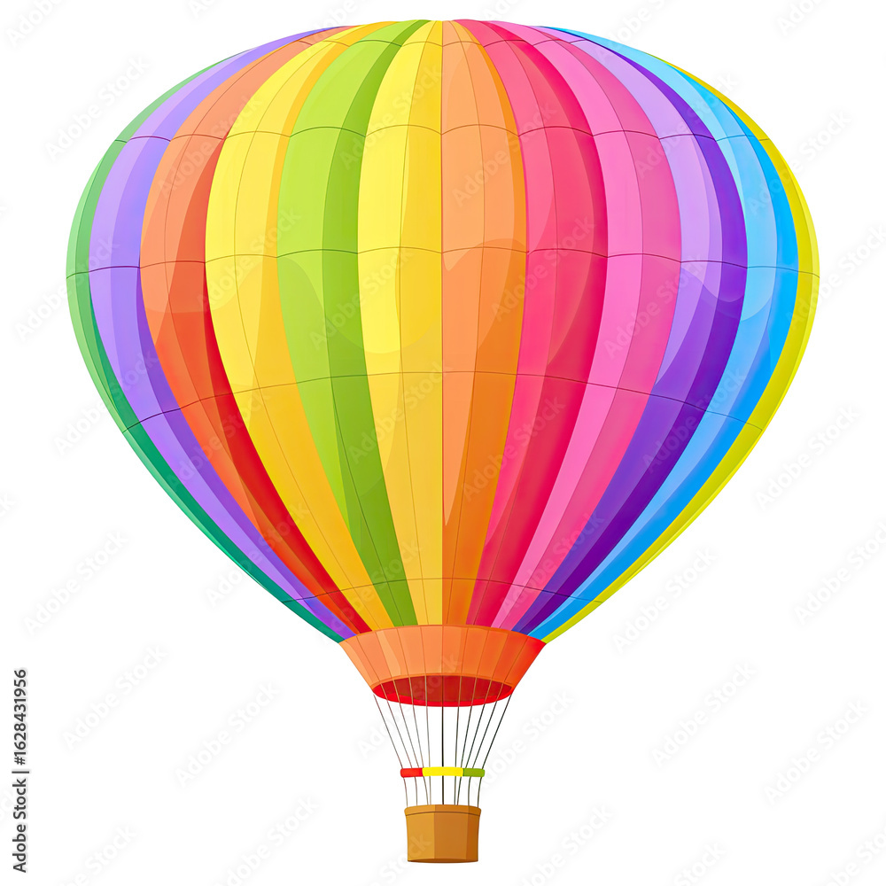 Naklejka premium Colorful hot air balloon (11)