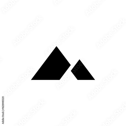 icon montain abstrack