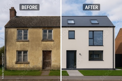 A Dramatic Transformation of a Classic Cottage