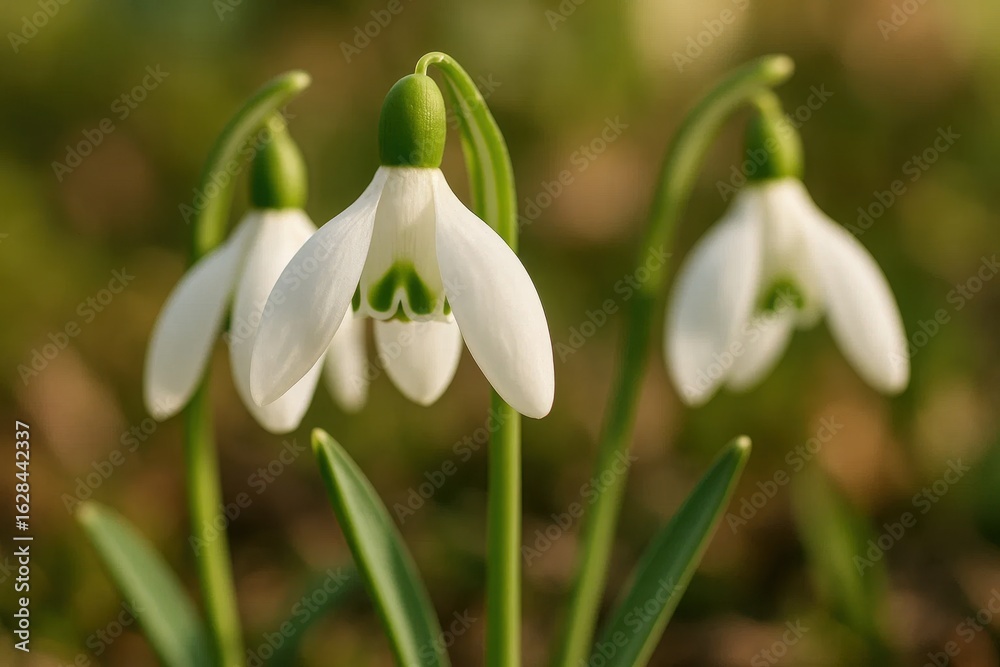 Snowflakes in Full Bloom on a Sunny Day Snowflakes in Full Bloom on a Sunny Day
