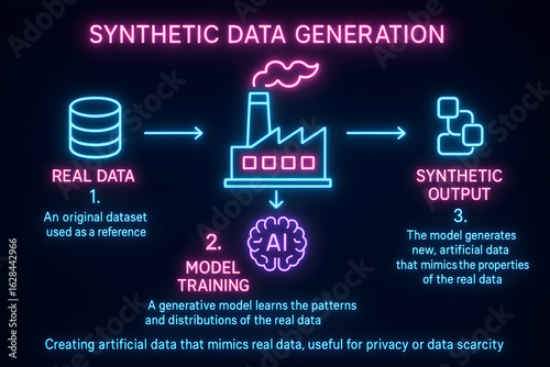 Synthetic Data Generation Factory Pipeline for AI Training