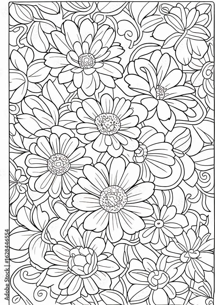 Fototapeta premium seamless floral pattern