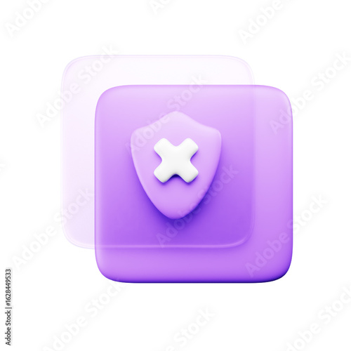Road sign 3d web and apps icon
