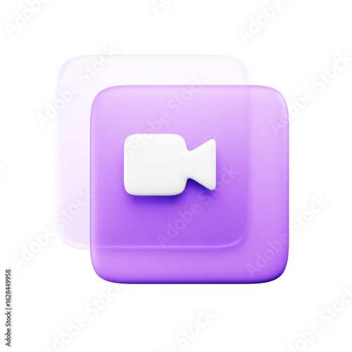 User interface 3d apps and web icon