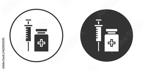 Vaccination icon. flat sign design. Vector symbol pictogram. UX UI icon