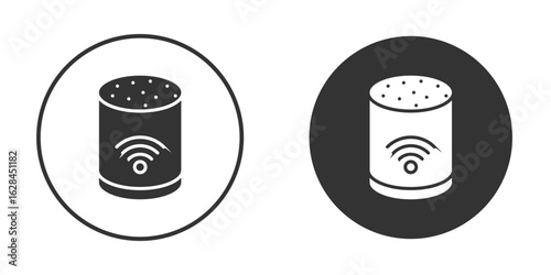 Smart speaker icon. flat sign design. Vector symbol pictogram. UX UI icon