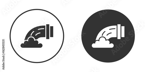 Sewage icon. flat sign design. Vector symbol pictogram. UX UI icon