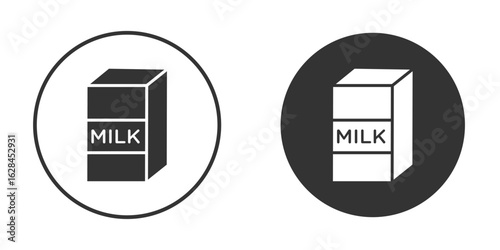 Milk carton icon. flat sign design. Vector symbol pictogram. UX UI icon