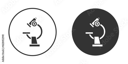 Microscope icon. flat sign design. Vector symbol pictogram. UX UI icon