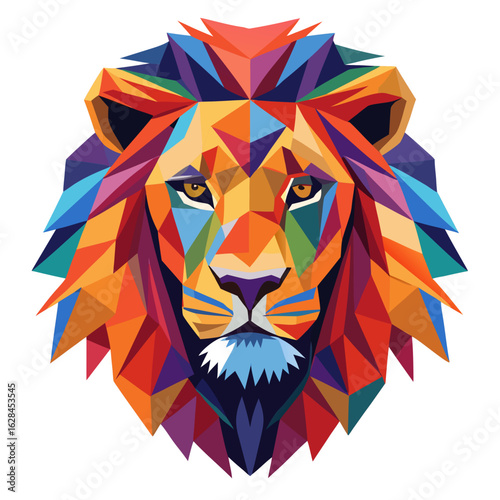 lion head vector illustration