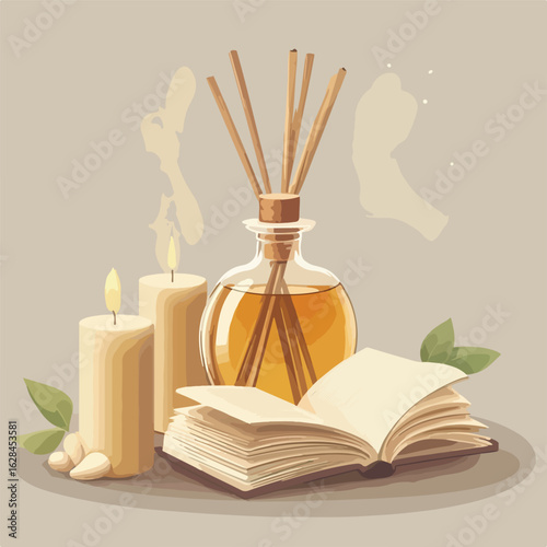 Home Perfume Bottle with Stand Decor