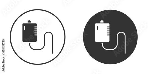 IV bag icon. flat sign design. Vector symbol pictogram. UX UI icon