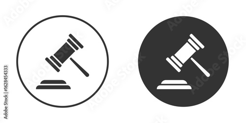 Gavel icon. flat sign design. Vector symbol pictogram. UX UI icon