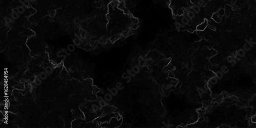 Abstract dark background featuring intricate smoky patterns in black and shades of gray. Textured, moody, and minimalist, ideal for sci-fi or tech-inspired designs.