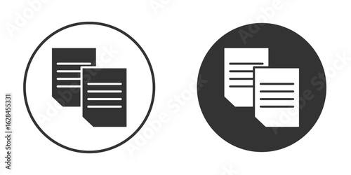 Copy icon. flat sign design. Vector symbol pictogram. UX UI icon