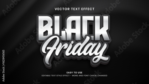 black friday editable text effect