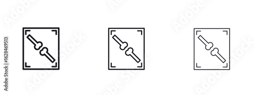 X ray icon vector design template simple and clean