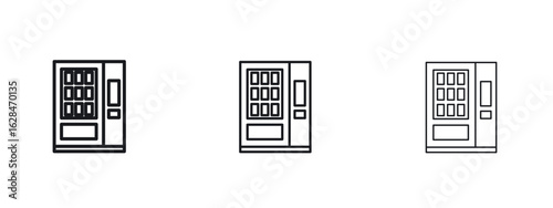 Vending machine icon vector design template simple and clean