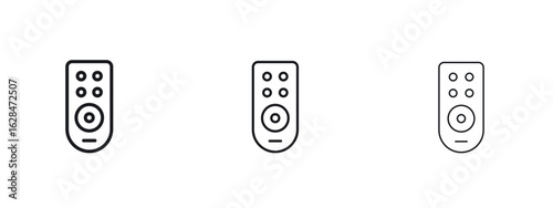 Remote control icon vector design template simple and clean