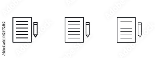 Register icon vector design template simple and clean