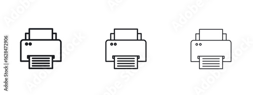 Print icon vector design template simple and clean