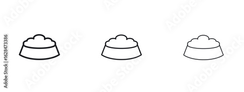 Pet food icon vector design template simple and clean