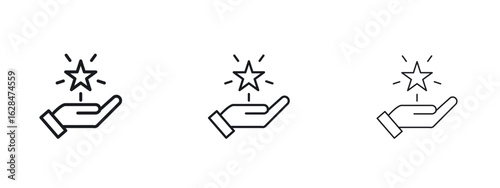 Loyalty program icon vector design template simple and clean