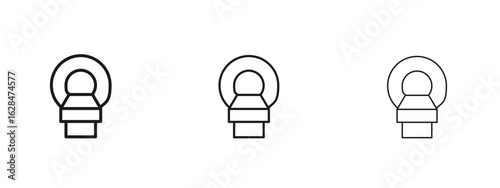 MRI icon vector design template simple and clean
