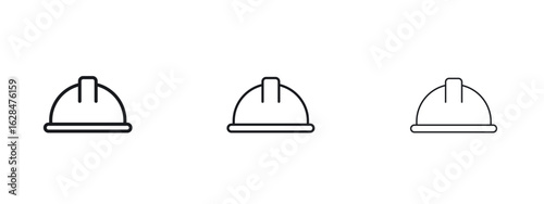 Helmet icon vector design template simple and clean