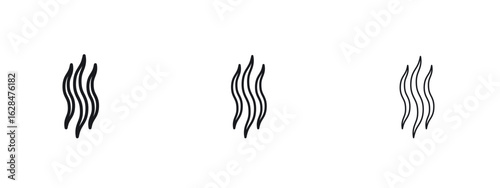 Heat icon vector design template simple and clean