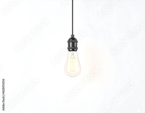 Vintage Edison-style light bulb