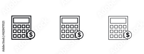 Budget icon vector design template simple and clean