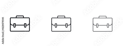 Briefcase icon vector design template simple and clean