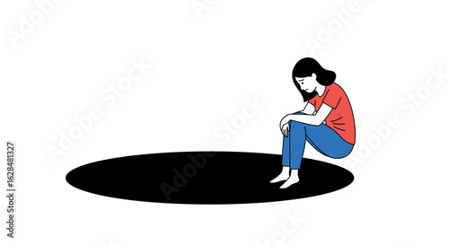 Understanding and overcoming the feeling of being trapped in a dark hole of despair and isolation