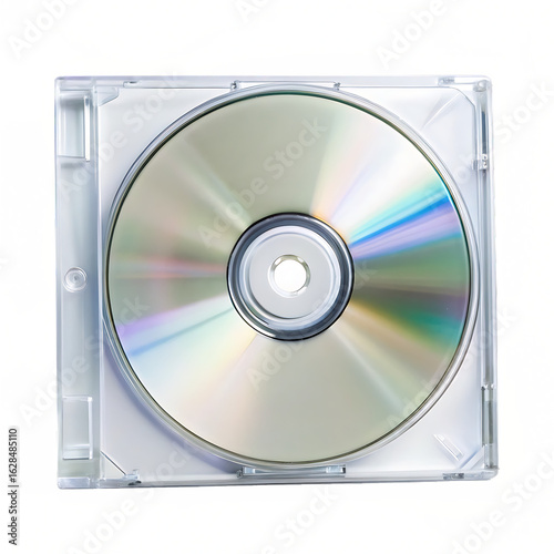Cd Case Isolated On White Background
