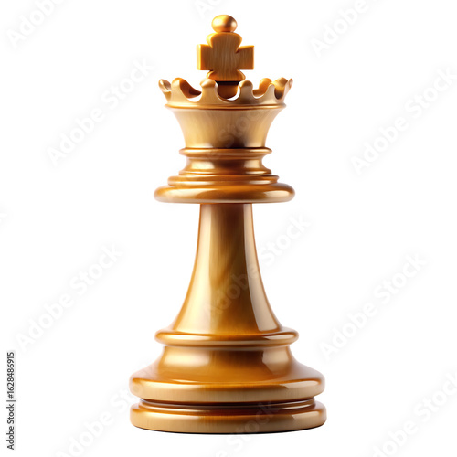 Chess King Isolated On White Background