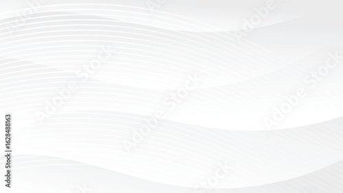 abstract white background with color gradient and lines pattern decoration 