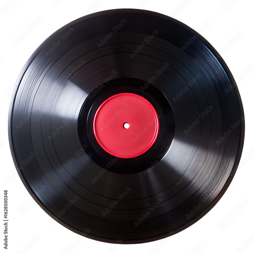 Obraz premium Vinyl Record Isolated on White Background