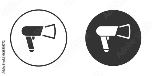 Barcode scanner icon in black solid flat silhouette designs