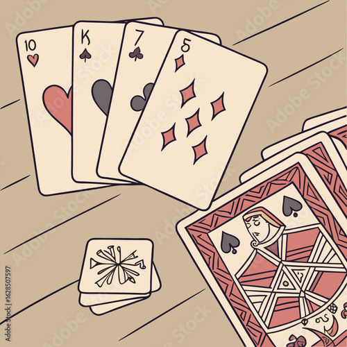 playing cards background