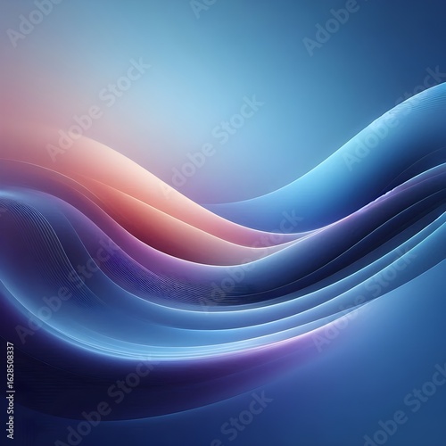 abstract blue wave background